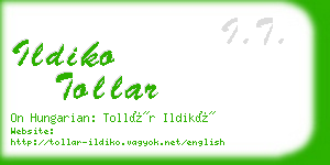 ildiko tollar business card